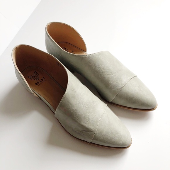 beast Fashion Shoes - Beast Fashion Dorsay Flats Bootie Light Blue 11